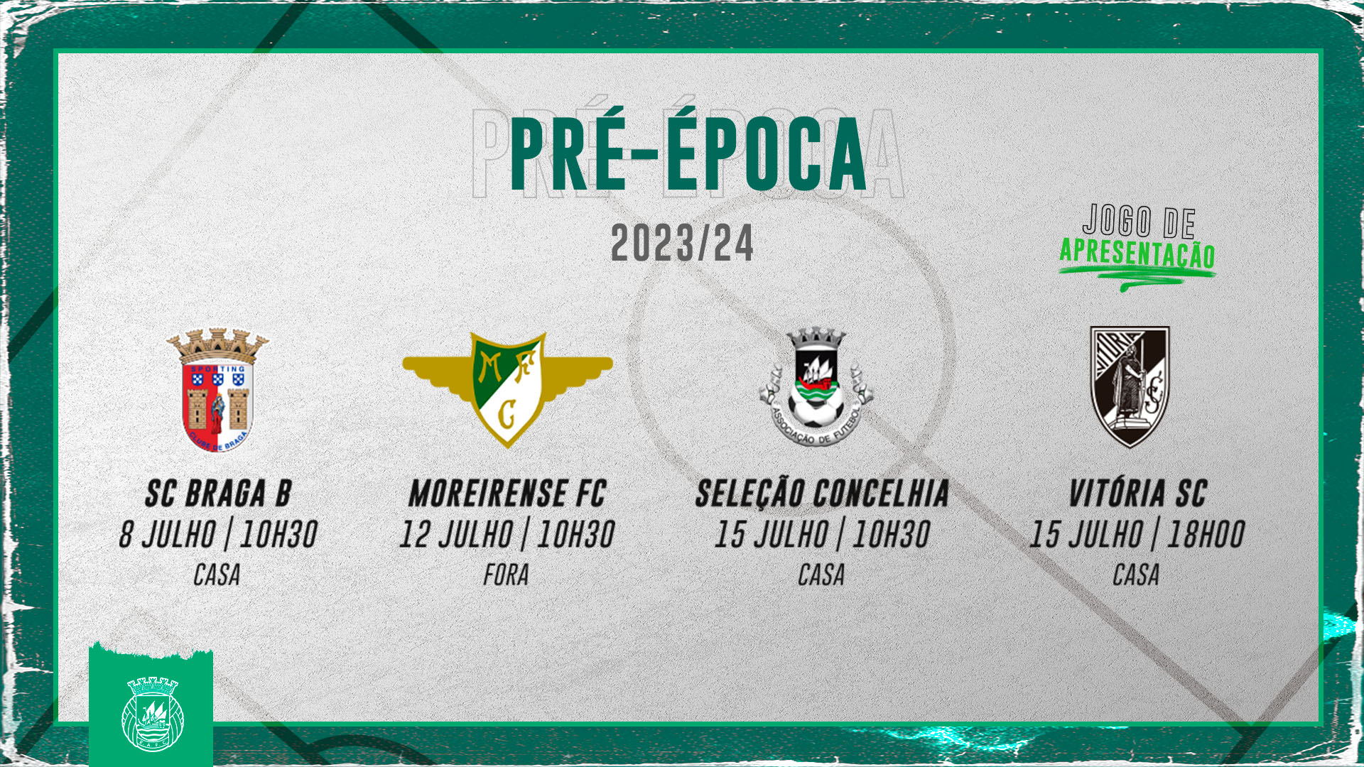 Pré-época 2023/24: da Liga Portugal Bwin à Liga 3